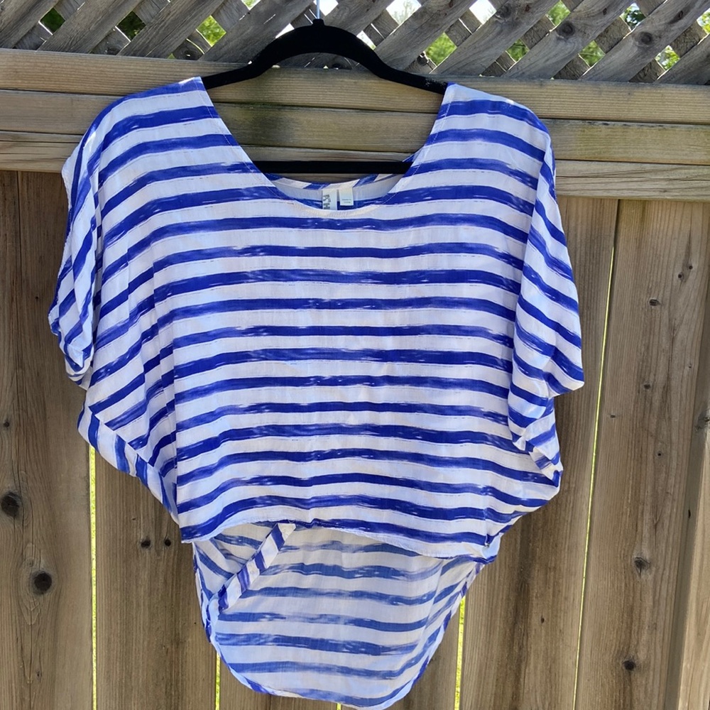 Hang Ten high low slub shirt